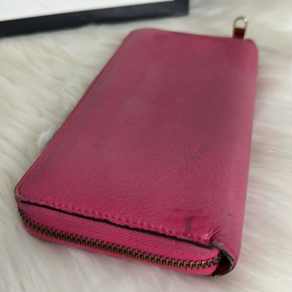 💯Authentic Gucci Zipped Around Long Wallet🍀 - Picture 6 of 14